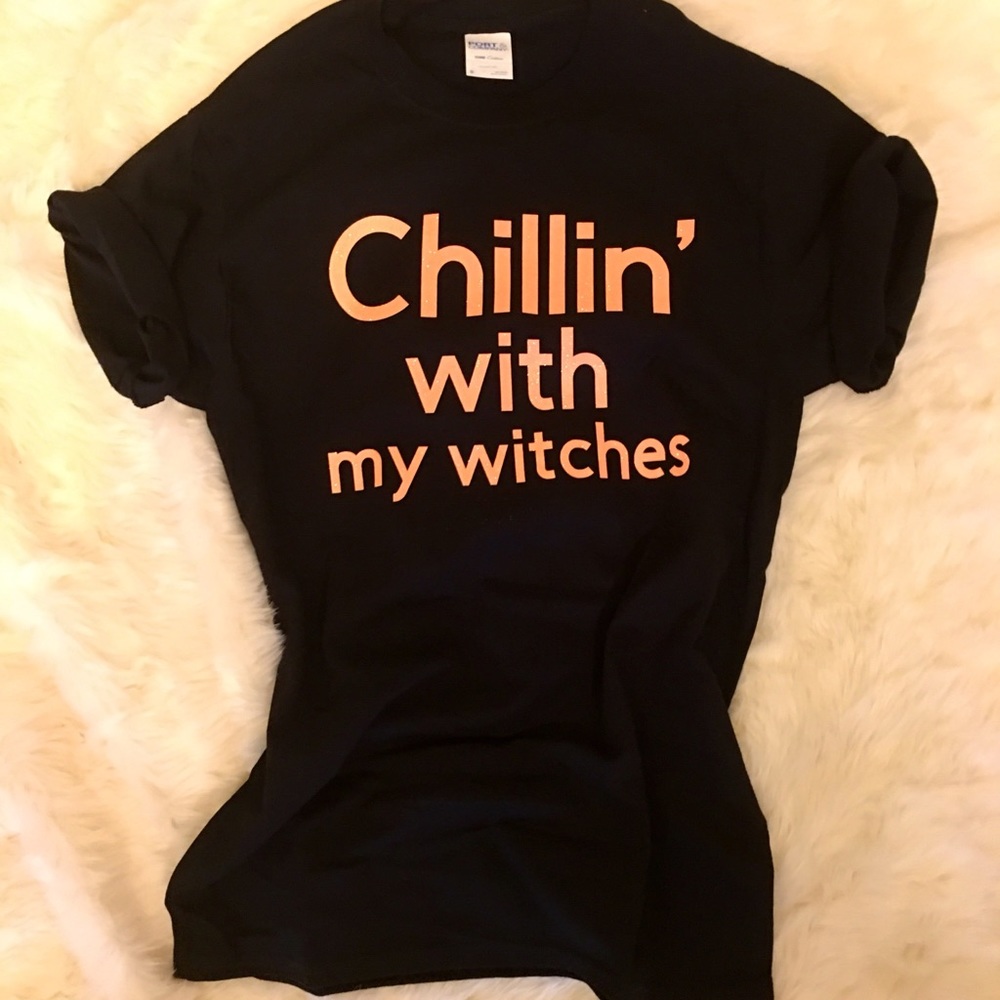 chillin’ with my witches neon orange & black - Picture 3 of 3